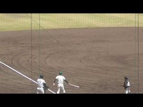 都立城東高校 シートノック（2016年度 春季東京都大会_160418）