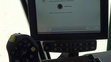 John Deere S700 Series Mass Flow Vibration and Moisture Temperature Calibration Set Up