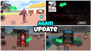 Again update 🤩 In Indian Theft Auto simulator 🤑|Ironman power + car texture features update 🔥 screenshot 3