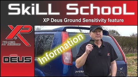 XP Deus version 4 1 Ground Sensitivity explained