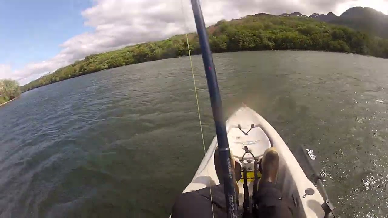 Hobie Kayak Backtrolling for King Salmon in Alaska