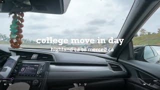 UC MERCED MOVE IN DAY