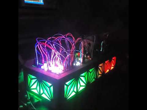 Modular Synth Case with Reactive LEDs