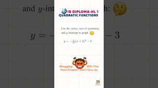 IB Diploma HL1 || Quadratic Functions #maths