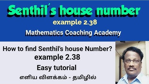 Numbers and Sequences / example 2.38 / class 10.