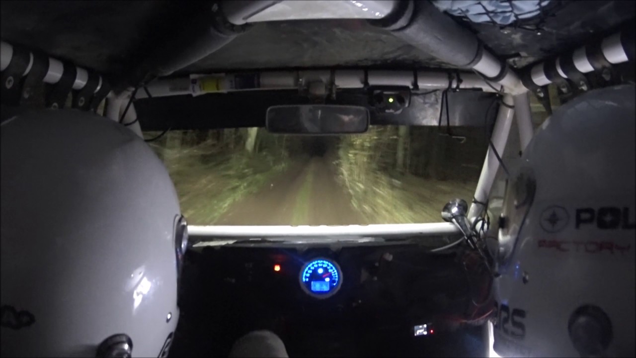 Rallye Plaines et Vallées caméra embarquée nocturne SSV 419 Fournier/Chambouvet ES8