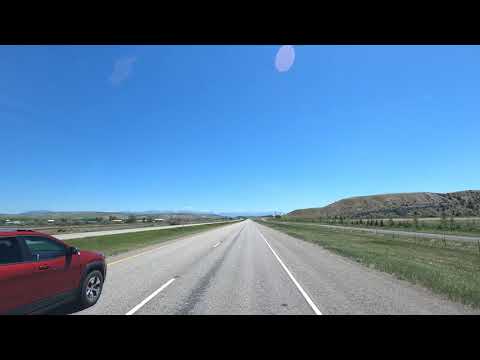 4K Driving from Three Forks Junction to Bozeman, Montana