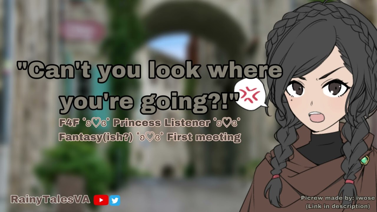 [F4F] Accidentally Bumping Into A Slightly Grumpy Tailor [First Meeting] [Princess Listener]