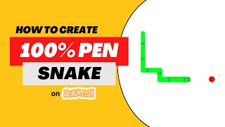 How to Create a 100% Pen Snake Game on Scratch - Part 2 screenshot 4