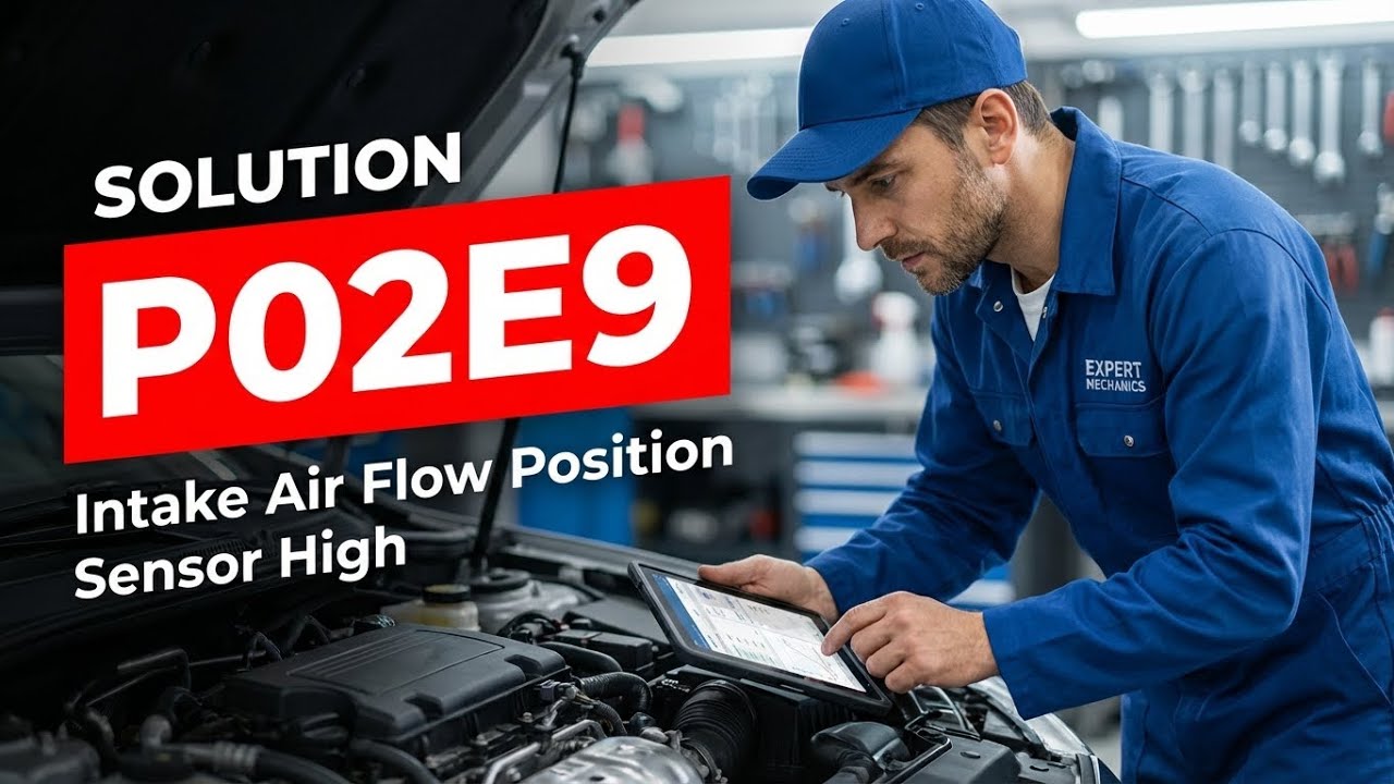 HOW TO FIX P02E9 OBD II ERROR CODE - Intake Air Flow Position Sensor High