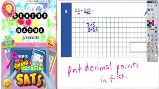 Sample SATs Paper 1 Arithmetic Q8