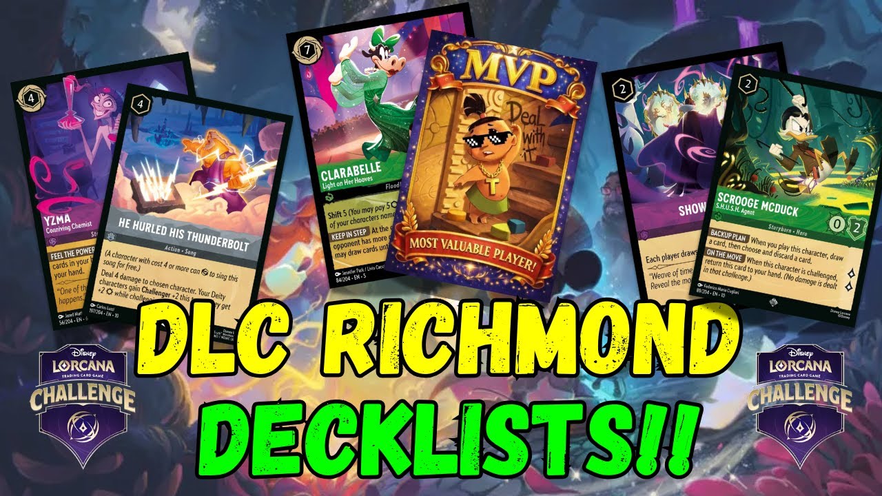 The BEST decks in Lorcana!! | DLC top lists | Disney Lorcana Whispers
