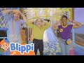 HEAD, SHOULDERS, KNEES, AND TOES with Blippi | Kids Show | Toddler Songs | Healthy Habits for kids
