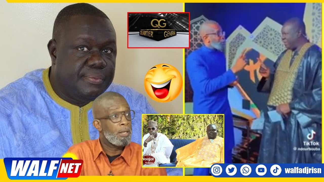Booba Ndour Et Elhadj Assane Imitent Magnifiquement Niokhite et Thioukhou avant le début de QG 