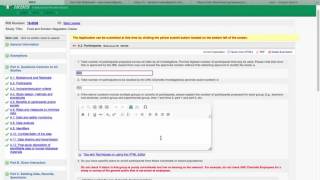 Video of IRB applicaiton on IRBIS
