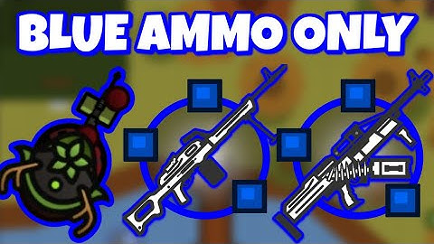 *HARD* BLUE AMMO ONLY CHALLENGE || WOODS KING || PRO SURVIV.IO GAMEPLAY