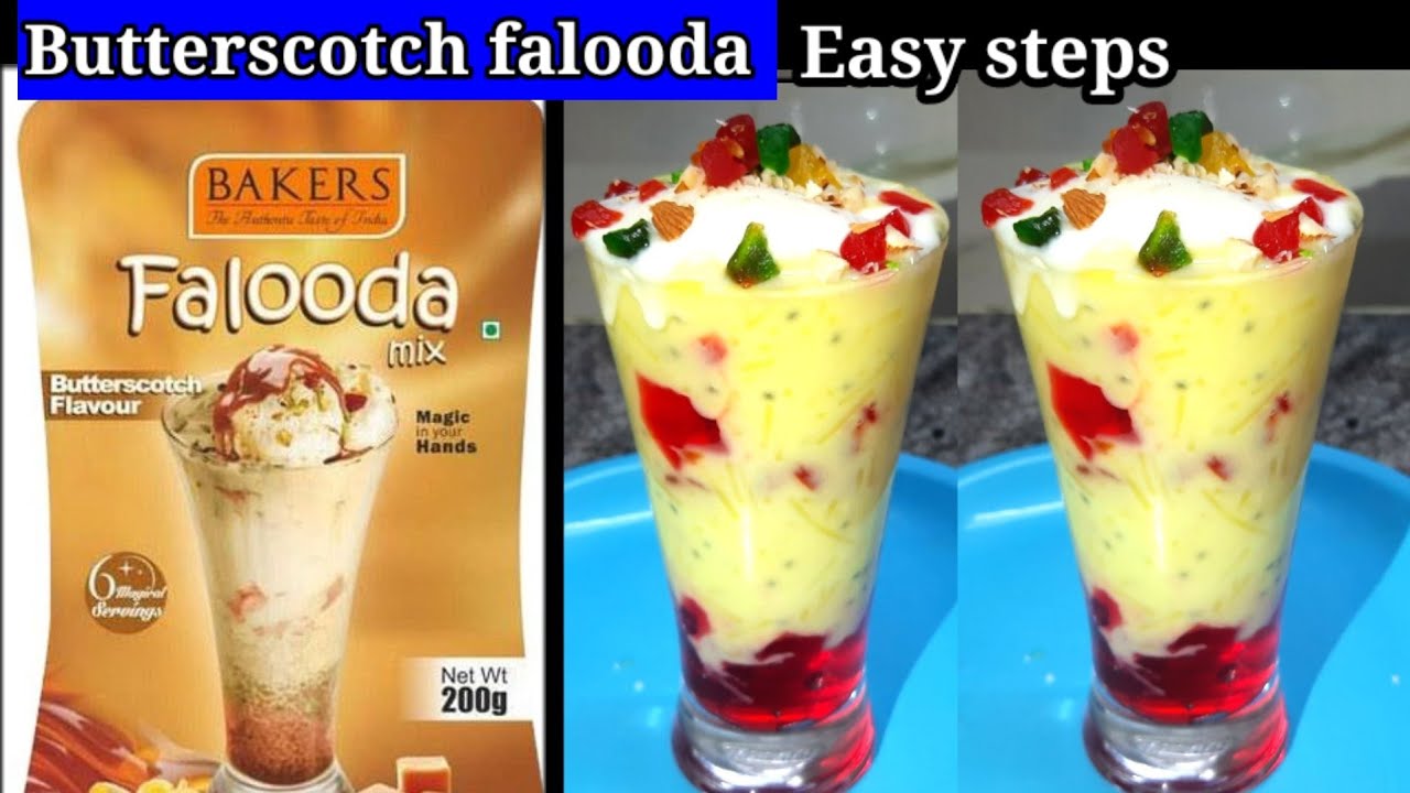 Butterscotch falooda falooda bakers butterscotch falooda falooda