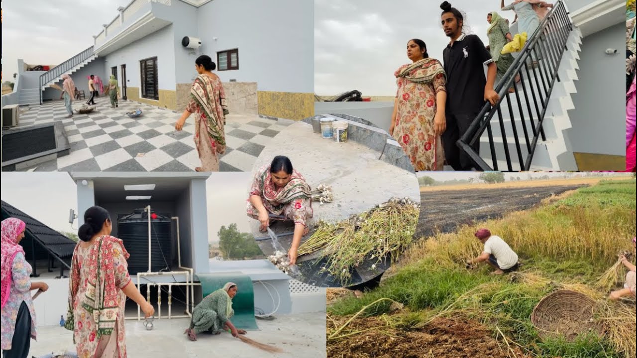 ਸਫਾਈਆਂ ਦਾ ਕੰਮ ਨਿਬੜ ਗਿਆ , ਘਰ 🏡 ਚਮਕਣ ਲੱਗ ਗਿਆ Pind Punjab de new blog 