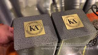 Test Bộ Âm Thanh Loa SABA Amply Đèn 6P3C-E Khang Audio DIY
