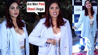 Arshi Khan क Utar गई Pant Arshi Oops Moment In Public Amph Pre Christmas Bash