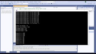 C++ Single Dimensional Array Part 3