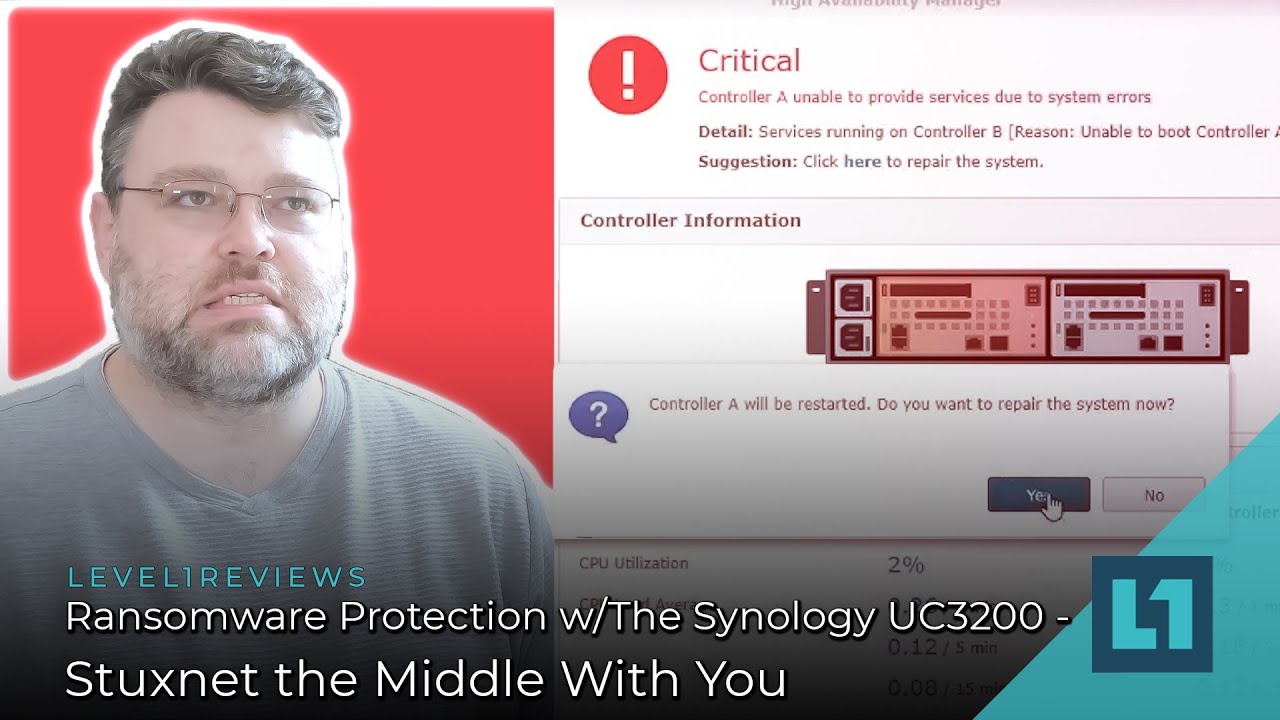 Ransomware Protection w/The Synology UC3200 - Stuxnet the Middle With ...