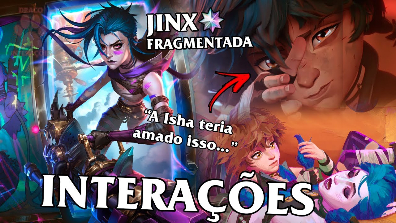 JINX FRAGMENTADA ARCANE INTERAÇÕES | DUBLADO - (PT_BR)