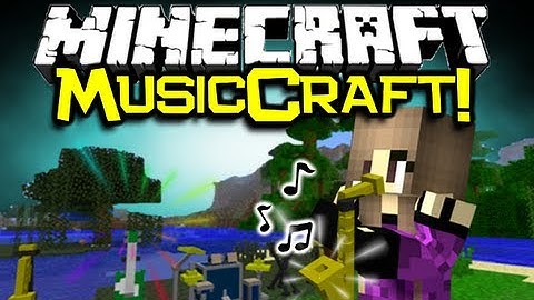 Minecraft MUSICCRAFT MOD Spotlight - EPIC In-Game Instruments! (Minecraft Mod Showcase)