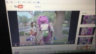 Barney Comes To Life (Tick Tock Clocks!)