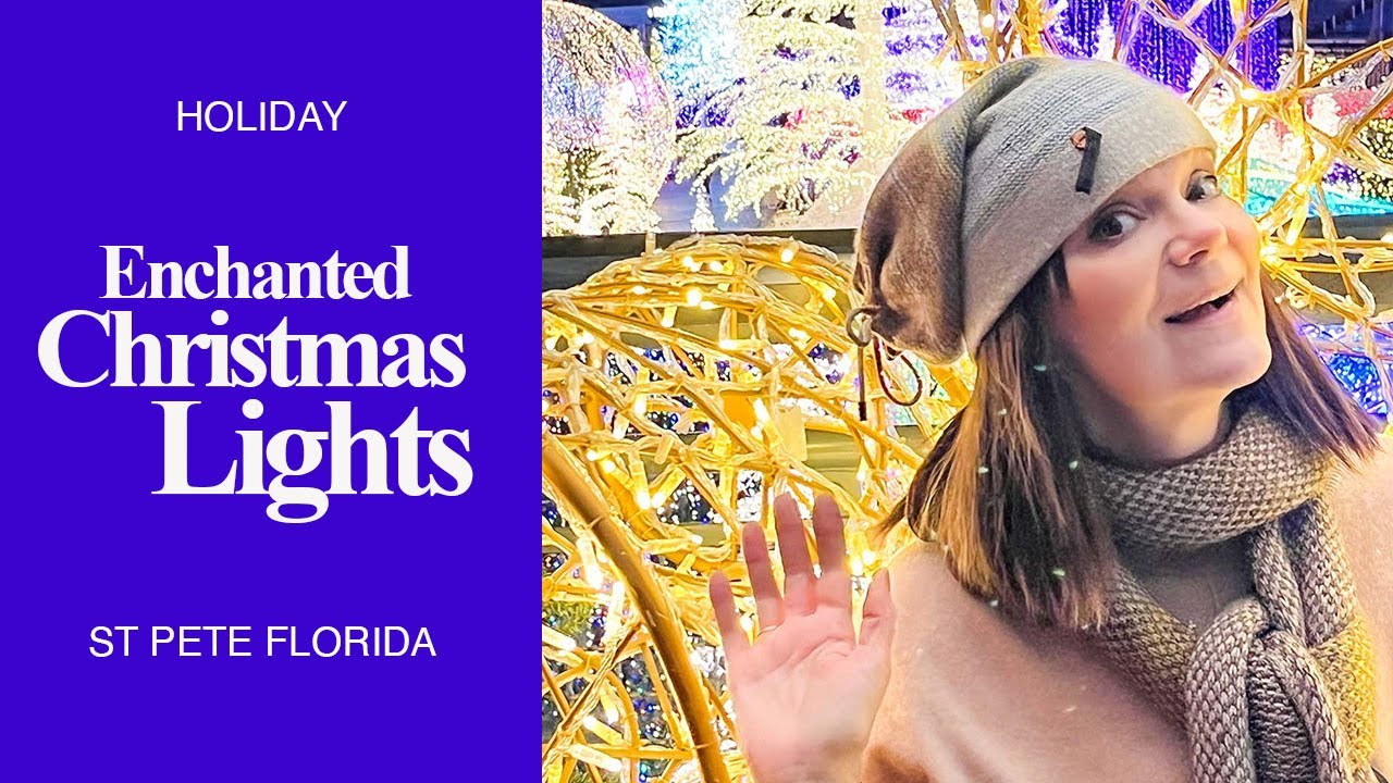 Enchanted Christmas Lights in St Petersburg Florida YouTube