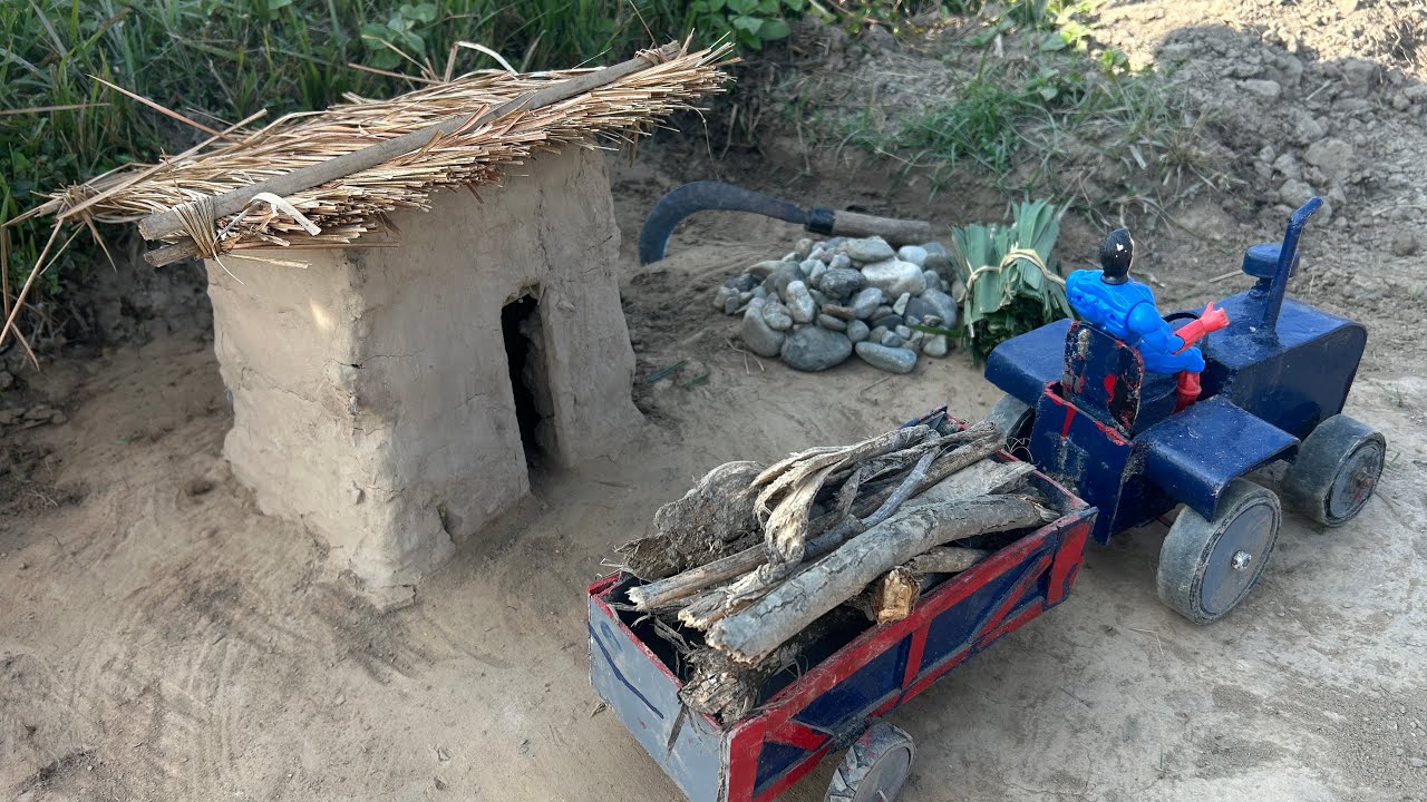 Grass • Wood • Stone Loading Machine | Creative Medium Science Project