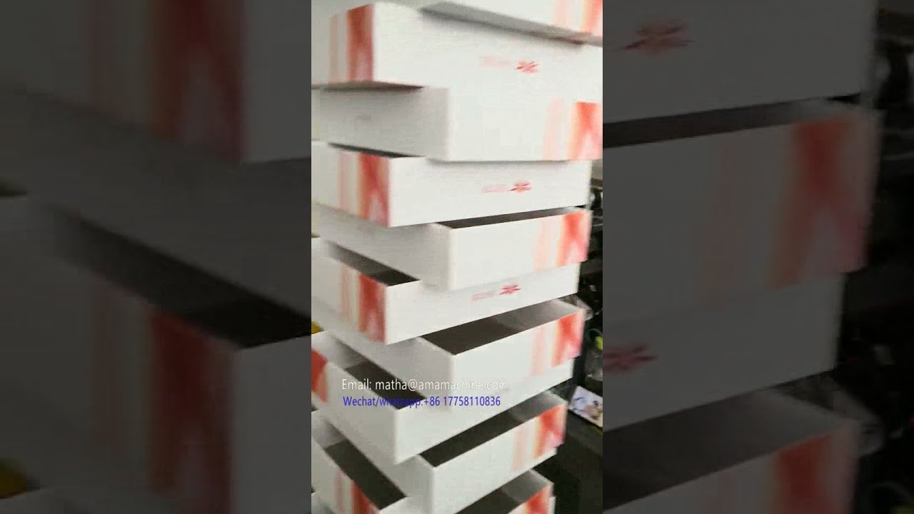 Semi-auto Rigid box maker with automatic mechanical grabbing arm ｜hard cover gift box machine