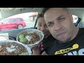 Eating Cafe Rio Shredded Beef Bowl @hodgetwins