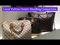 Louis Vuitton Classic Handbag Comparison  Neverfull MM/Speedy 30/Alma PM