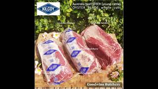 Oyster Blade Kilcoy Australia Beef Steer Young Cattle All Pictures Goodwins Butchery