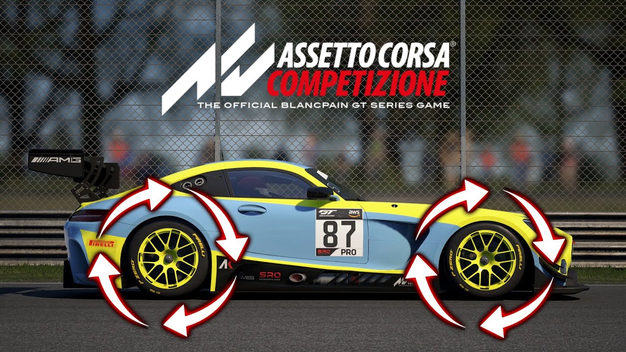 Графический баг в Assetto Corsa Competizione.