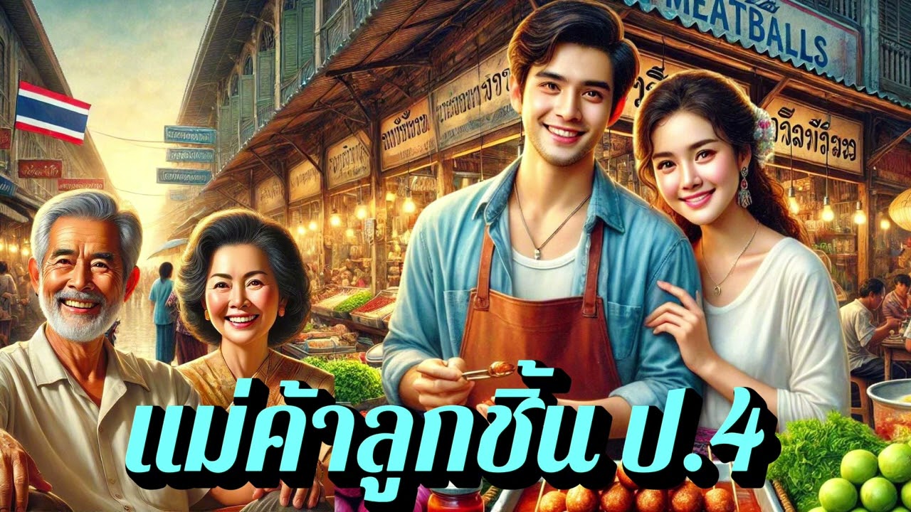 แม่ค้าลูกชิ้น ป. 4 | พ่อแม่ นั้น ค่อนข้างยากจน พี่ชายช่วยทำงาน น้องสาวจึง￼ ช่วย เพื่อจะช่วยครอบครัว￼