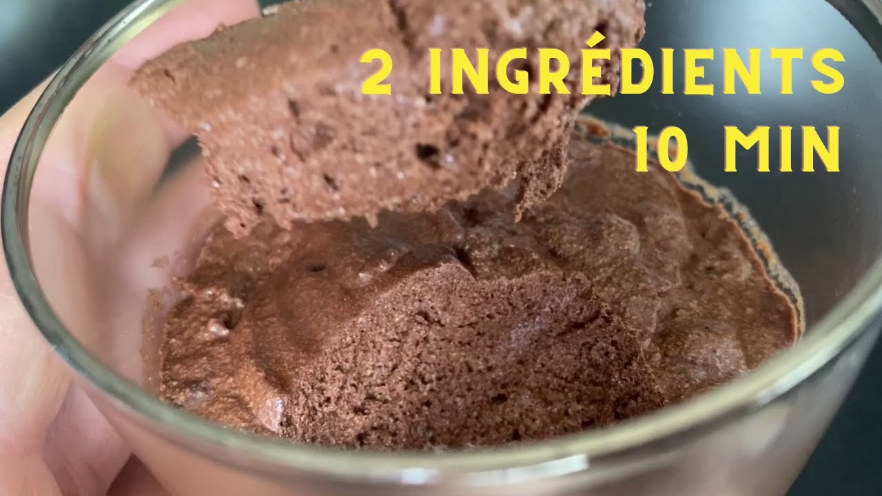 Recette mousse au chocolat rapide - Indice glycémique bas
