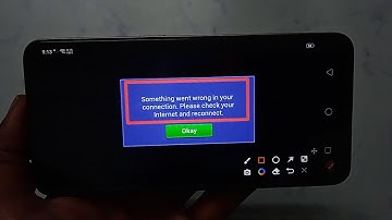 How to fix Something went wrong in your connection. Please check your Internet and reconnect.