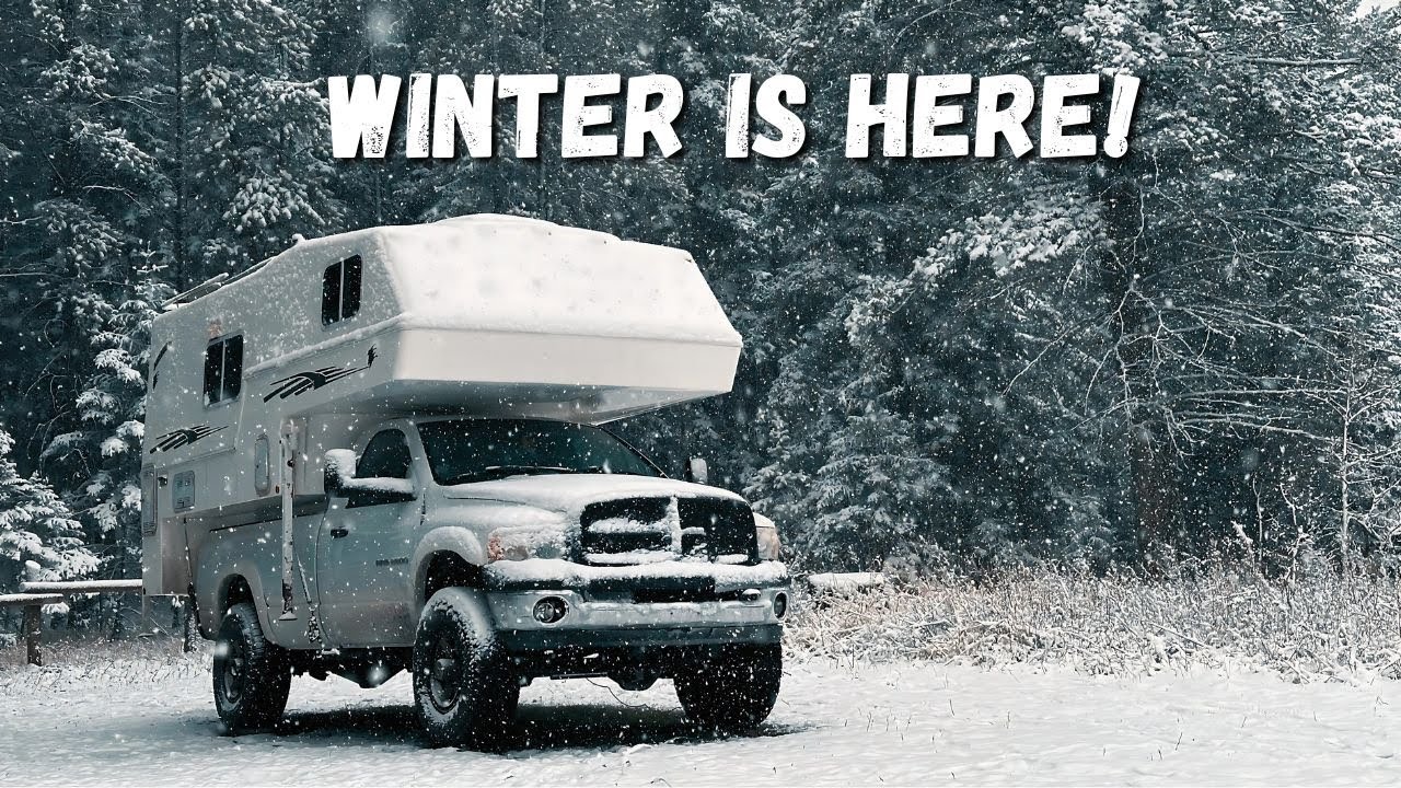 How Im Preparing My Truck Camper To SURVIVE -40 in Canada - YouTube