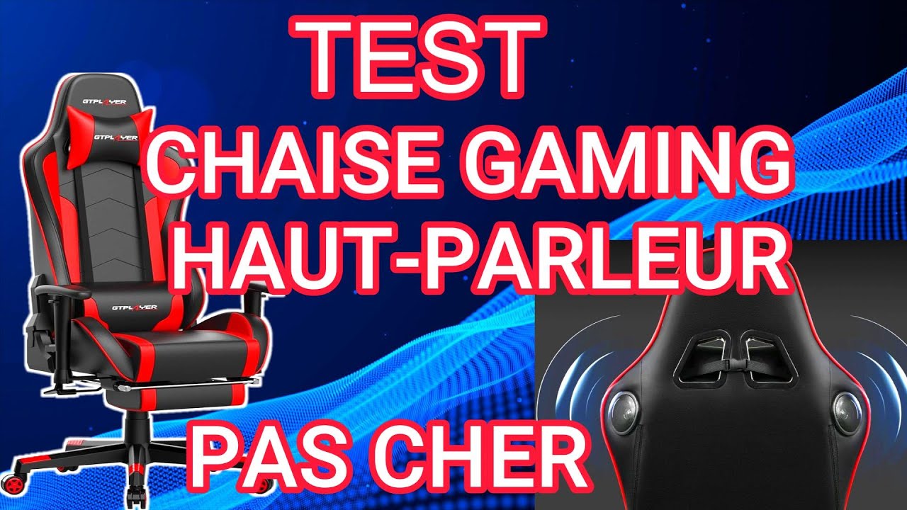 chaise gaming avec haut-parleur intégré idéal(pour les jeuxVR ,nonVR, multimédia)