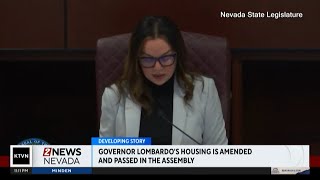 Amendments to Governor Lombardo's housing bill passed out of committee