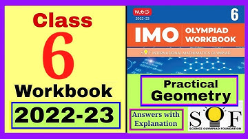 IMO Class 6  Workbook 2022-23 Practical Geometry Mathematics Olympiad