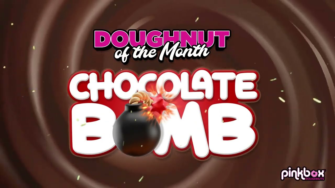 January 2023 Doughnut of the Month - the Chocolate Bomb
