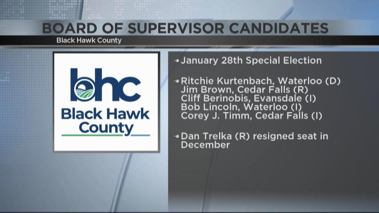 5 candidates vying for Black Hawk County Board of Supervisors seat