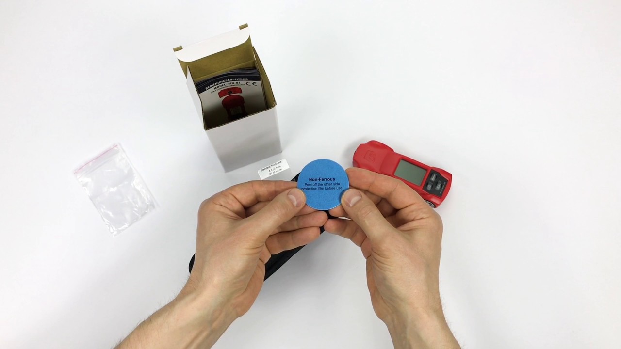 Schichtdickenmessgerät ETARI MD 07, Lieferumfang Lackschichtenmesser ETARI MD07