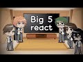 Big 5 react to Assassination Classroom | Gacha Club | GachaStudio Luna | Flash Warning?