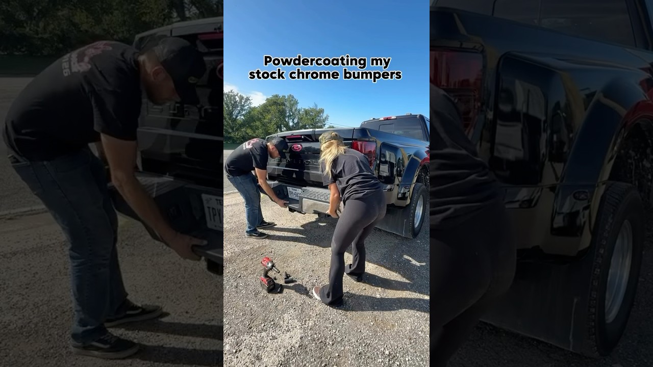 Answering some common questions about how to powder coat chrome bumpers! 