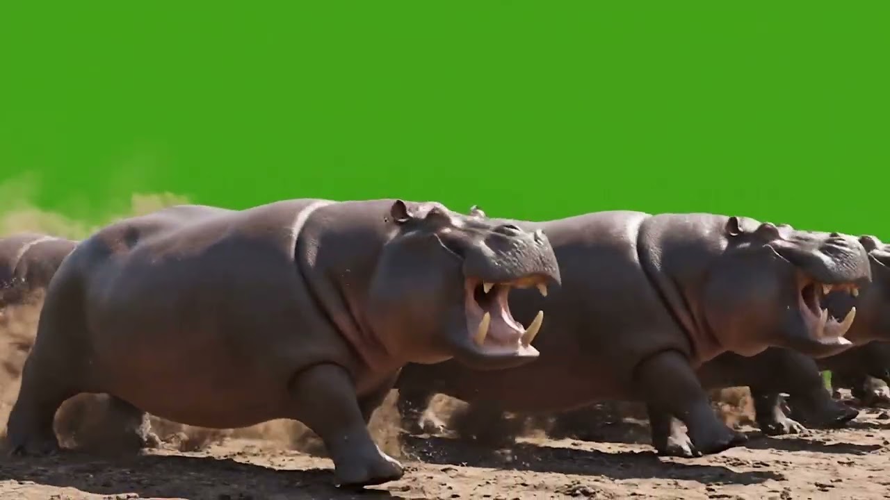 Animal Stampedes: Nature’s Most Dangerous Moments | Animal Green Screens