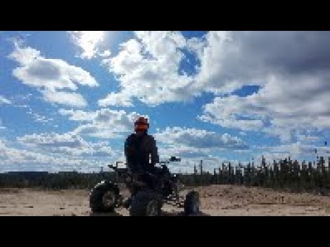 KFX450R Sport ATV Sand Pit Ride. - YouTube